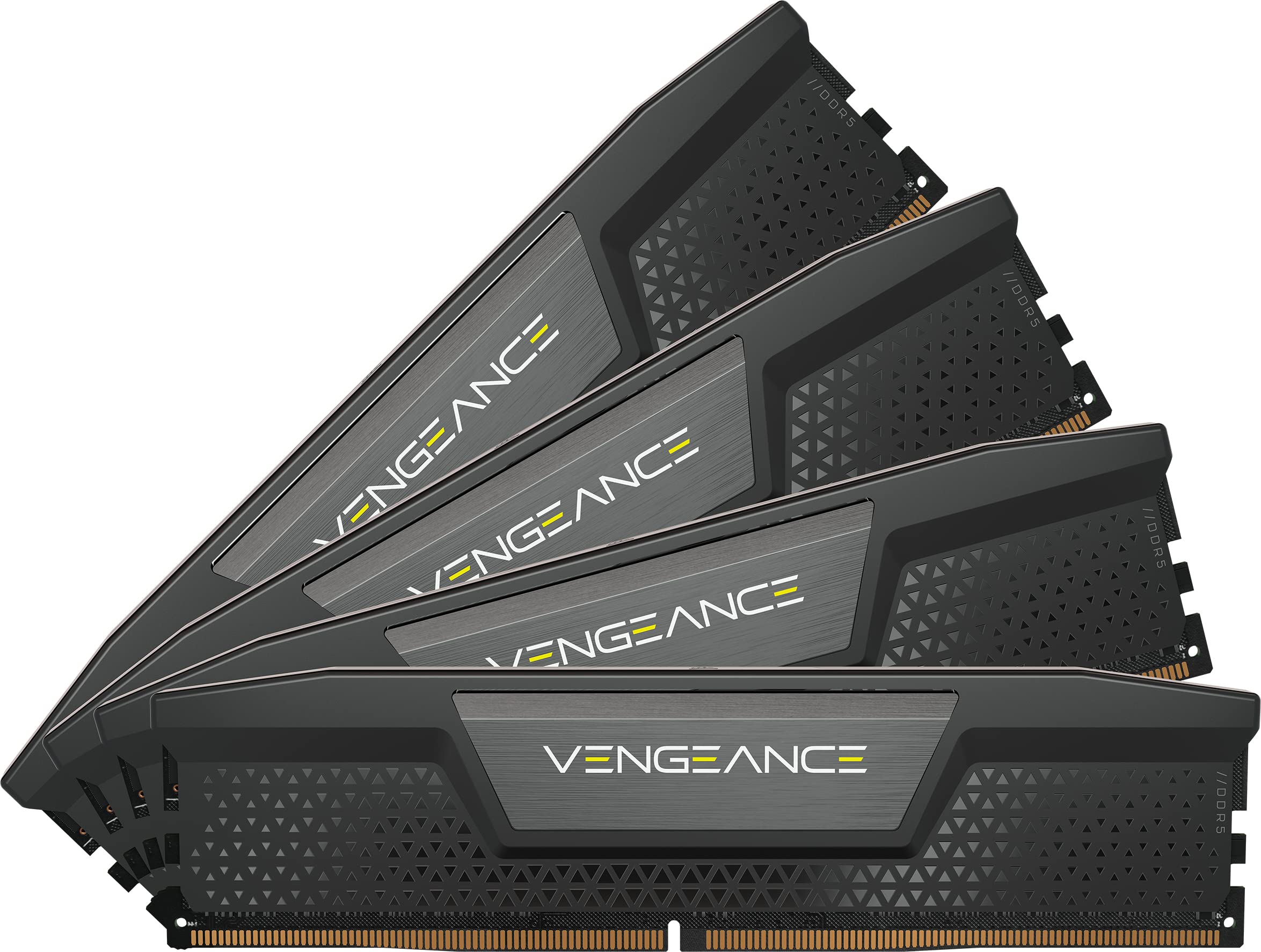 CORSAIR VENGEANCE DDR5 RAM 64GB (4x16GB) 6600MHz CL32 Intel XMP iCUE Compatible Computer Memory - Black (CMK64GX5M4B6600C32)