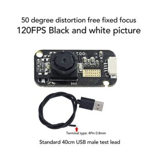 Oumefar USB Camera Module, Larger Range Non Distortion Device Embedded Camera Module Clearer Images Fixed Focus High Definition Photosensitive for Computer Electroniccomponents