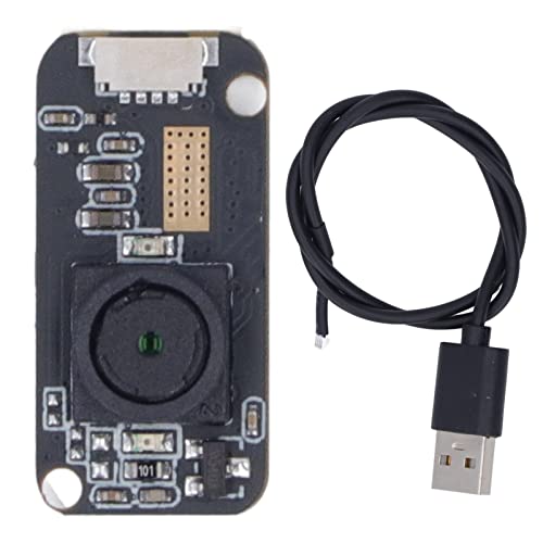 Oumefar USB Camera Module, Larger Range Non Distortion Device Embedded Camera Module Clearer Images Fixed Focus High Definition Photosensitive for Computer Electroniccomponents