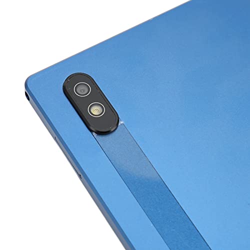 10 Inch Tablet, Office Tablet Blue 2 Card Slots Dual Camera (US Plug)