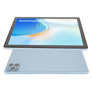 VINGVO 10 Inch Tablet, for Android 11 Tablet PC 1960x1080 IPS HD Large Screen 100‑240V 5GWIFI for Travel (Blue)