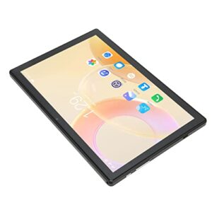 soobu student tablet, dual camera 10 inch ips octa core cpu 6gb ram 256gb rom office tablet black for study (us)