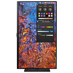 SAMSUNG ViewFinity S8 Series 32-Inch 4K UHD High Resolution Monitor, IPS Panel, 60Hz, Thunderbolt 4, HDR 10+, Built-in Speakers, Height Adjustable Stand (LS32B804PXNXGO),Black