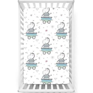 star themed fitted mini crib sheets,portable mini crib sheets soft toddler mattress sheet fitted-baby sheet for boys girls,24“ x38“,multicolor