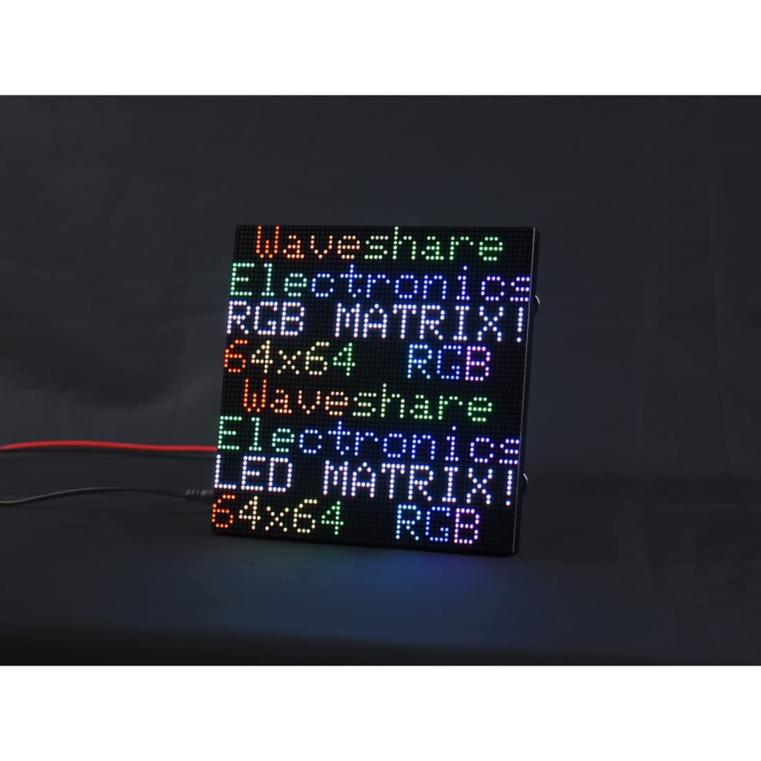 RGB Full-Color LED Matrix Panel, 64×64 RGB LED Matrix Panel - 2mm Pitch for for Raspberry Pi 4B+ 4B 3B+ 3B 2B+ Zero W WH 2 W Pico ESP32 Ardui Adjustable Brightness