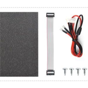 RGB Full-Color LED Matrix Panel, 64×64 RGB LED Matrix Panel - 2mm Pitch for for Raspberry Pi 4B+ 4B 3B+ 3B 2B+ Zero W WH 2 W Pico ESP32 Ardui Adjustable Brightness