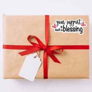 Your Support is Such a Blessing Stickers,Thank You for Support Small Business Stickers,Thanks for Your Support Stickers,Mail Envelopes Shipping Supplies 500 PCS