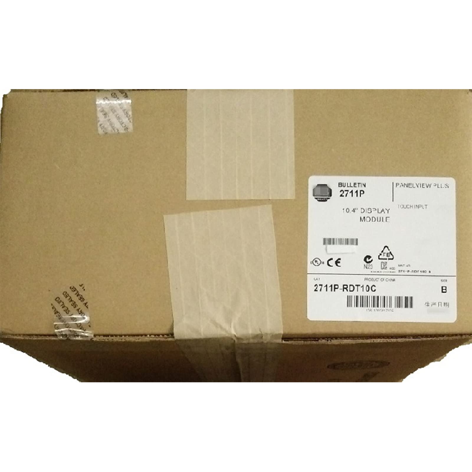 2711P-RDT10C PanelView Plus 1000 Touch Screen Display Module 2711PRDT10C Sealed in Box 1 Year Warranty Fast Shipment Black