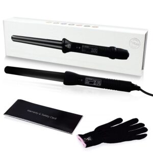 Herstyler Forever Straightening Flat Iron, Ceramic Hair Straightener and Herstyler Grande Ceramic Curling Iron - 1 inch Set