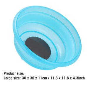 Folding Basin, Portable Multifunctional Travel Home Restaurant Vegetable Washing Basin Water Container (30 X30x11cm)