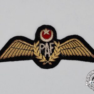 PAKISTAN AIR FORCE PILOT GOLD BULLION WIRE WING EXCELLENT QUALITY CP BRAND