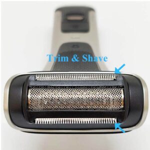 PAI4LEISI BG2000 Replacement Head Compatible with Philips Norelco Bodygroom BG7040 BG7030 BG5025 BG2039 Trimmer Shaver Foil Head TT2000