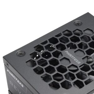 Phanteks (PH-P850PSF_02) Revolt SFX 850W 80PLUS Platinum, Super Compact SFX Form Factor, ATX 3.0, PCIe 5.0 Power Supply, Fully Modular, Platinum-Rated Efficiency, Silent Fan, Black