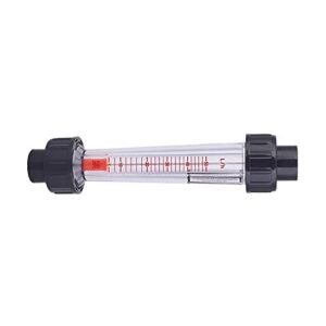 Quick Couplings LZB 15(D) Plastic Tube Flowmeter Liquid Rate Gauge High Accuracy Alkali Acid Resistant Pipe Connection - (Color: H40-400ml)