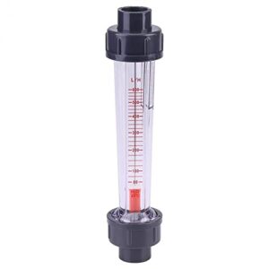 60-600L/H 100-1000L/H Socket 25mm LZS-20 Flow Meter Plastic Tube Liquid Water Rotameter Flow Measuring - (Size: 100-1000 LPH, Thread Specification: Length 322mm)