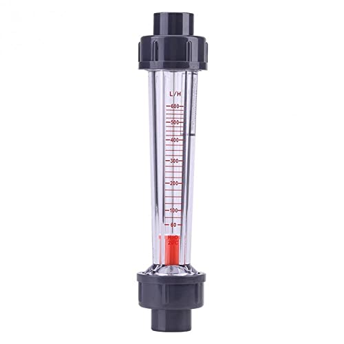 60-600L/H 100-1000L/H Socket 25mm LZS-20 Flow Meter Plastic Tube Liquid Water Rotameter Flow Measuring - (Size: 100-1000 LPH, Thread Specification: Length 322mm)