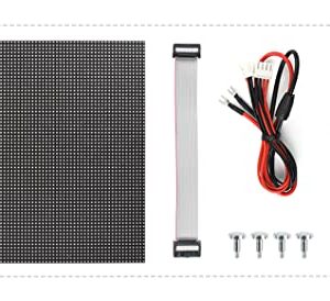 Coolwell Flexible RGB LED Matrix Panel Full-Color 64×64 for Raspberry Pi 4B+ 4B 3B+ 3B 2B+ Zero W WH Pico ESP32 Ardui 3mm Pitch Adjustable Brightness and Bendable PCB