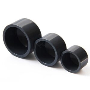 10Pcs Inside Diameter 20/25/32mm PVC Grey Pipe Cap Plug Blind Cap Pipe Plug Cap Water Pipe Fittings - (Color: Inside Diameter 32mm)