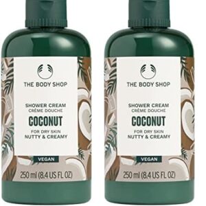 The Body Shop Coconut Shower Cream, Paraben-Free Body Wash, 8.4 Fl. Oz. (Pack of 2)