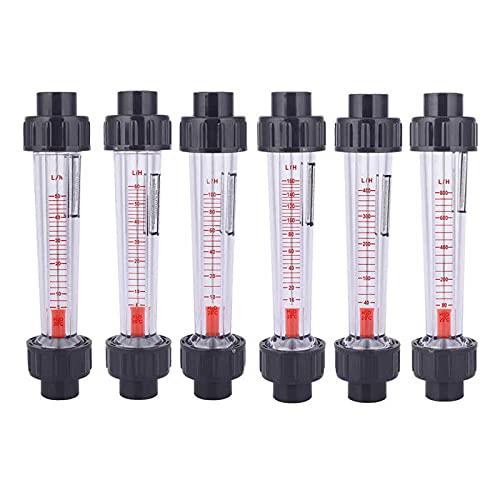 Quick Couplings LZB 15(D) Plastic Tube Flowmeter Liquid Rate Gauge High Accuracy Alkali Acid Resistant Pipe Connection - (Color: H40-400ml)