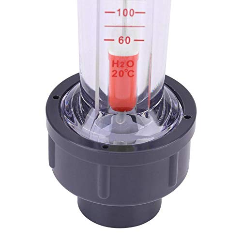 60-600L/H 100-1000L/H Socket 25mm LZS-20 Flow Meter Plastic Tube Liquid Water Rotameter Flow Measuring - (Size: 100-1000 LPH, Thread Specification: Length 322mm)