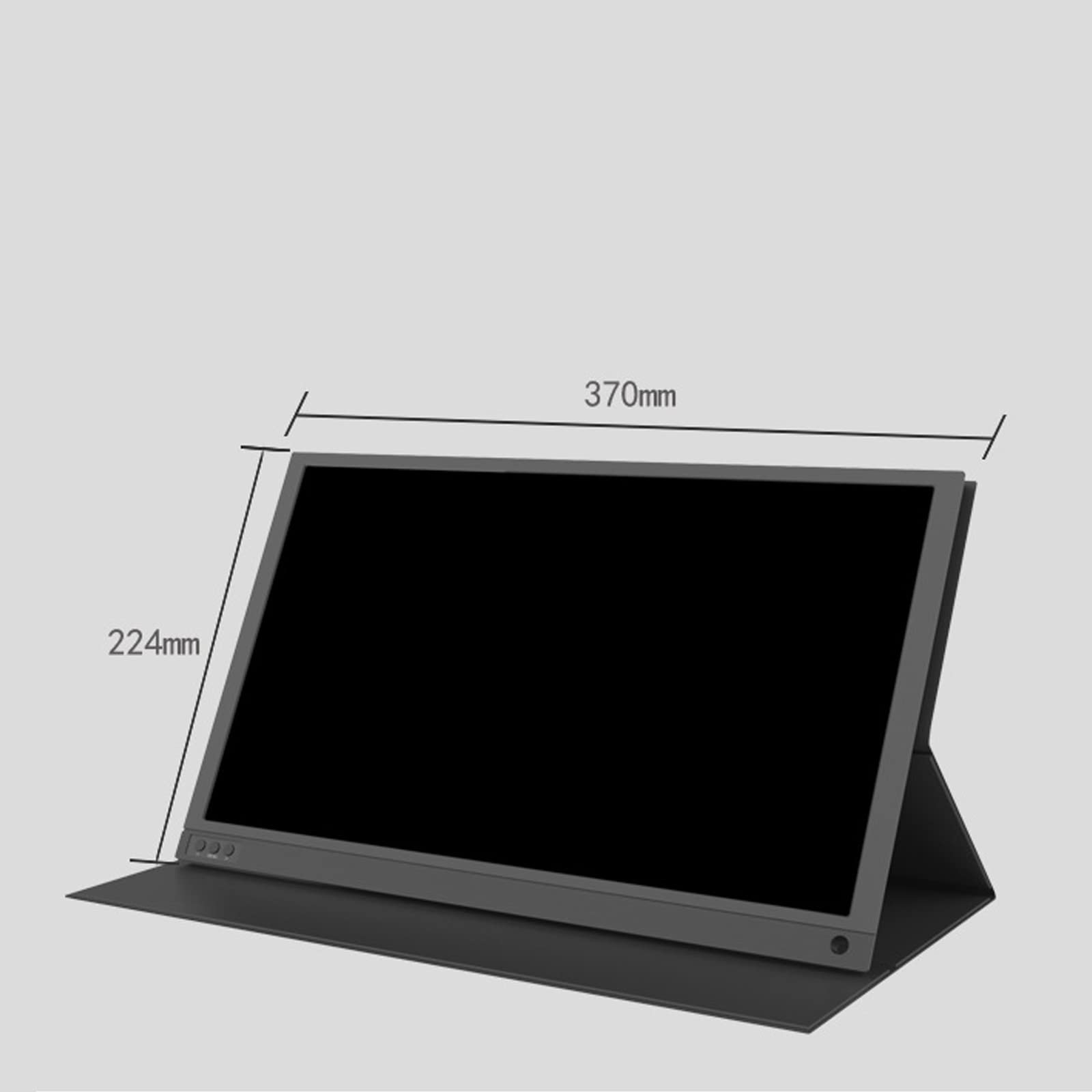 DFZ 15.6 Inch Portable Monitor, 1920 X 1080 Computer Display, Built-in Speakers, Portable Gaming Monitors for Computer, Laptop