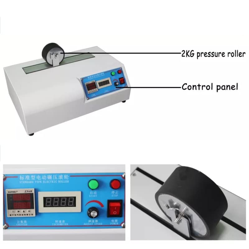 Electric Roller Test Single Round Electric Adhesive Tape Rolling Wheel Testing Machine for Viscosity Test Specimen Preparation