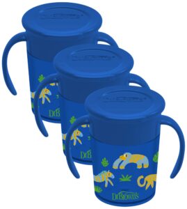 dr. brown's milestones™ cheers360™ cup, blue, 7 oz (pack of 3)