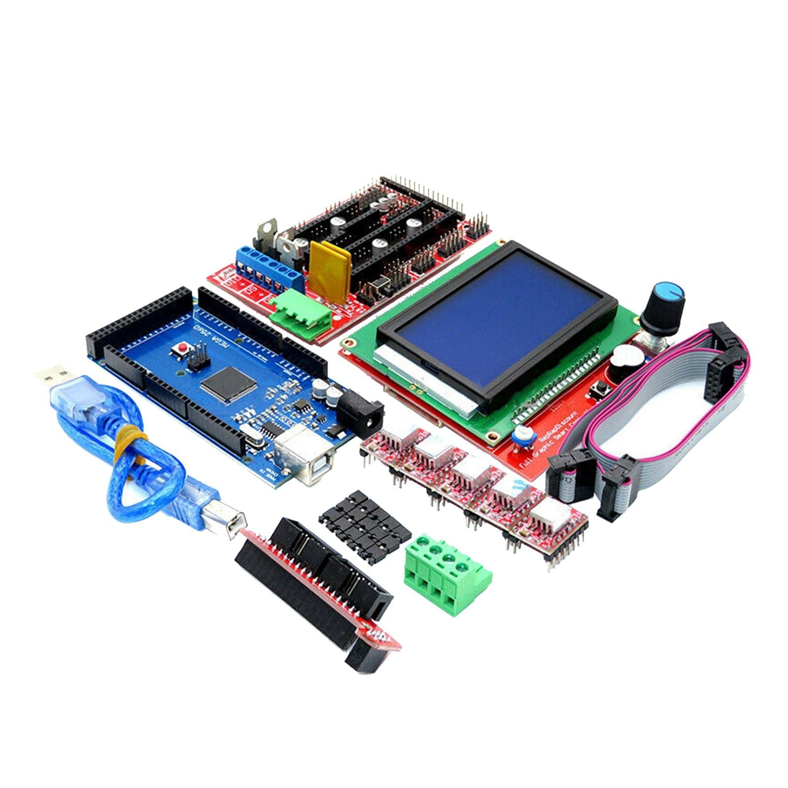 Jojomis MEGA 2560 R3 ATmega2560 R3 AVR USB Board + Free USB Cable - Package D