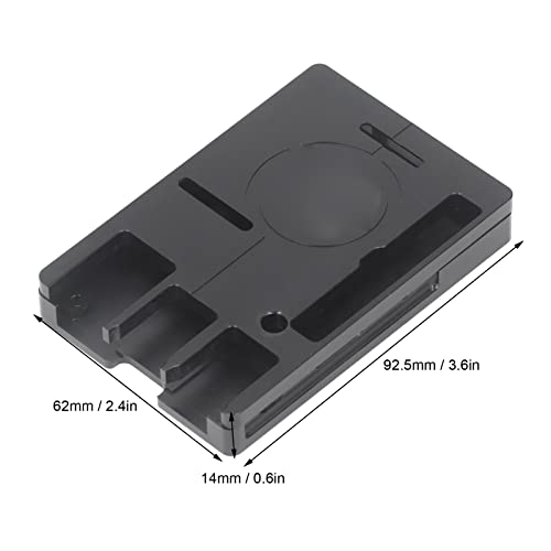 XTevu Aluminum Alloy Circuit Board CNC Enclosure for Raspberry Pi 3B 3B - Heat Dissipation, Protect and Durable, Ideal for DIY Project, Electronics Enthusiast, Coding & Gaming