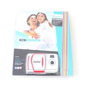 Freelance Digital Cam Point and Shoot Camera - Red/Silver