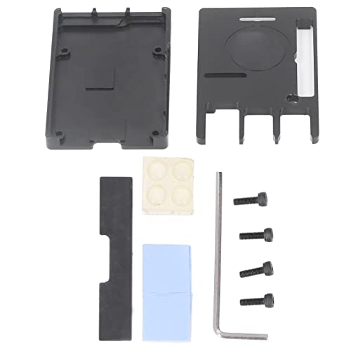 XTevu Aluminum Alloy Circuit Board CNC Enclosure for Raspberry Pi 3B 3B - Heat Dissipation, Protect and Durable, Ideal for DIY Project, Electronics Enthusiast, Coding & Gaming