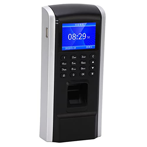 BOTEGRA Time Clock, Passward Attendance Machine Easy to Use USB Interface Fast Identification for Restaurant for Factory