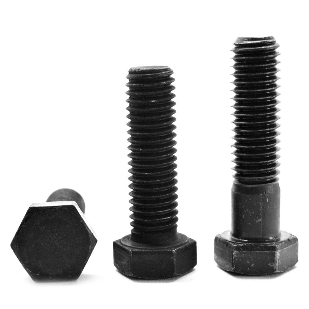 7/16"-14 x 1 1/4" (FT) Coarse Thread Grade 8 Hex Cap Screw (Bolt) Alloy Steel Black Oxide Pk 50