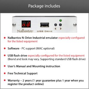 Nalbantov Industrial USB Floppy Disk Drive Emulator for Juki KE750