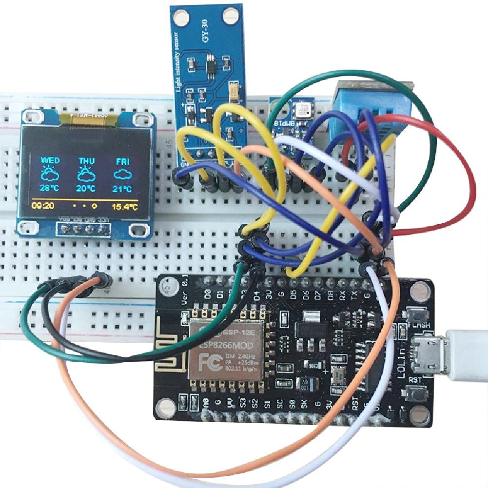 Weather Data Set ESP8266 Weather Station Kit for Arduino IDE IoT Starter Windowns OS System