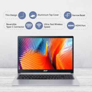 acer 2023 Newest Aspire 5 Slim Essential Laptop, 15.6" Full HD IPS Display, 20GB RAM, 512GB SSD, Intel Dual-Core i3 Processor Up to 4.1 GHz, HDMI, Windows 11 S