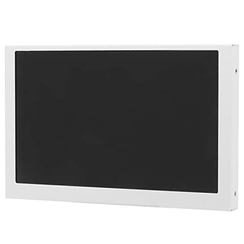 soobu Display Screen, Multithemed 5-inch ABS Monitor, Simple Connection Brightness, Seamless Adjustment for Mini Chassis (White)