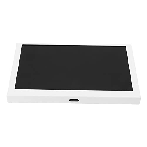 soobu Display Screen, Multithemed 5-inch ABS Monitor, Simple Connection Brightness, Seamless Adjustment for Mini Chassis (White)