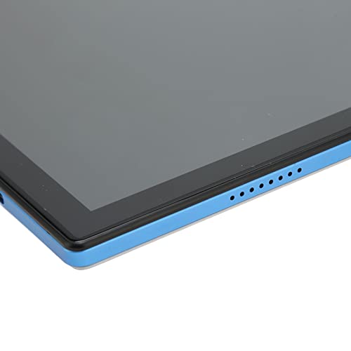 Shanrya HD Tablet, 4G Network 5GWIFI Blue 10in Tablet 8 Cores CPU for Travel (US Plug)