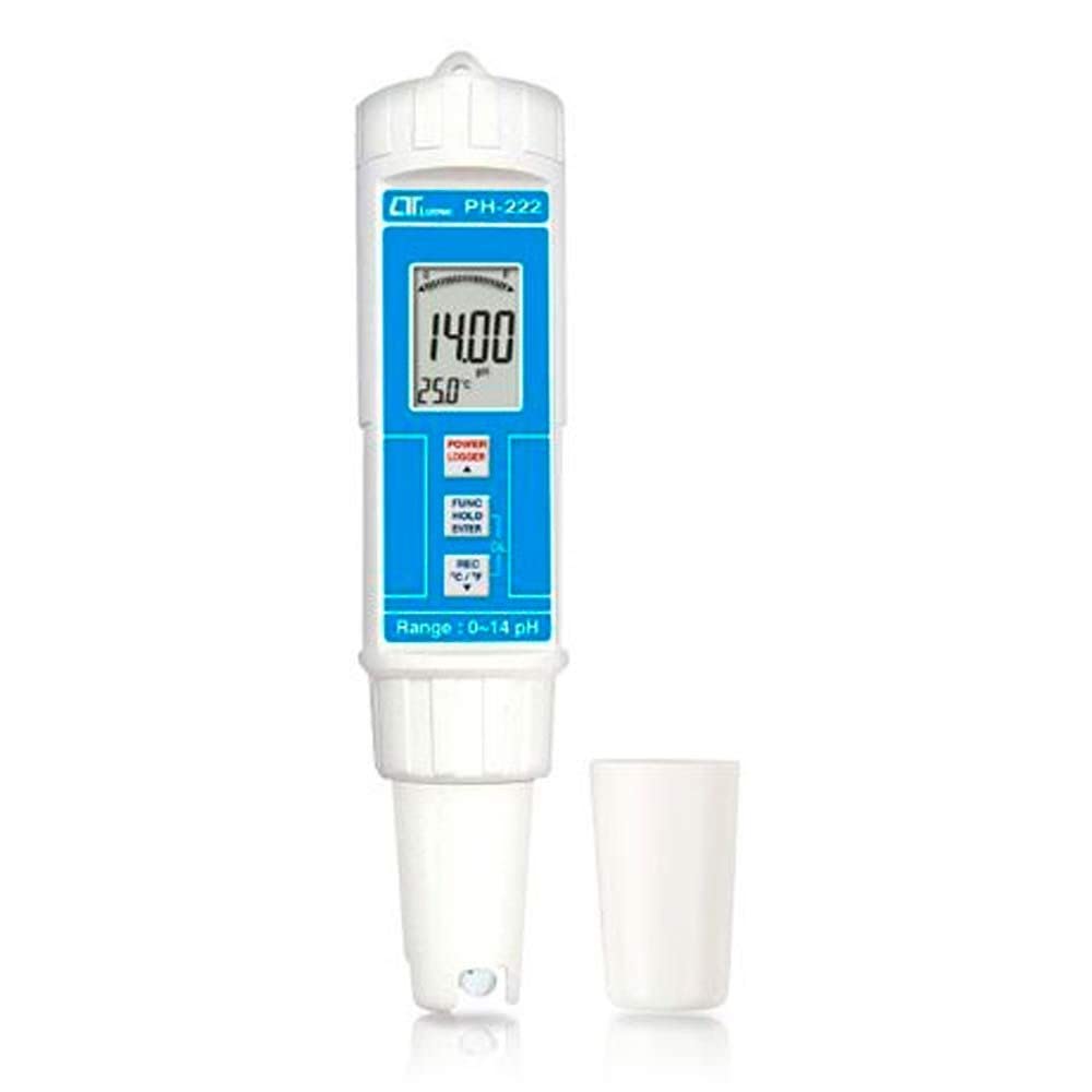 PH Meter PH-222, Pen Type,All in one pH Meter with Replaceable Electrode & Digital Display for Fish Hatcheries,Food Processing Industries