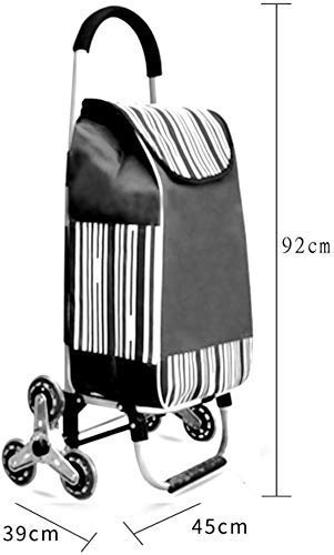 Shopping Trolley on Wheels Multi Function Shopping Cart Large Capacity Light Weight Wheeled Trolley Push Cart Bag with 6 Wheels Folding Climbing Stair Car Storage Hand Trucks,Camouflage