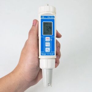 PH Meter PH-222, Pen Type,All in one pH Meter with Replaceable Electrode & Digital Display for Fish Hatcheries,Food Processing Industries