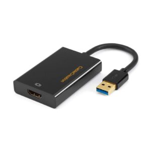 Bundle – 2 Items: CableCreation USB 3.0 to HDMI Adapter with DisplayLink + 7 in 1 USB C Hub