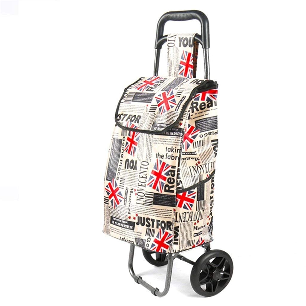 Shopping Trolley on Wheels Multi Function Shopping Cart Travel Elderly Cart Collapsible Portable Cart Luggage Cart Lever Car Trolley Storage Hand Trucks,#3 ,