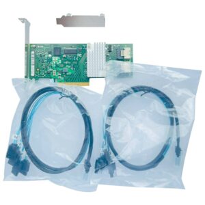 LSI 9211-8I RAID Controller Card FW:P20 IT Mode ZFS FreeNAS unRAID SAS PCI E RAID Expander + 2* SFF8087 SATA Cable