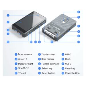 Sipeed Maix Amigo K210 AI lOT Development Board Support Dual camera capacitive touch screen and Image/Face/Object recognition (Amigo and Handle)