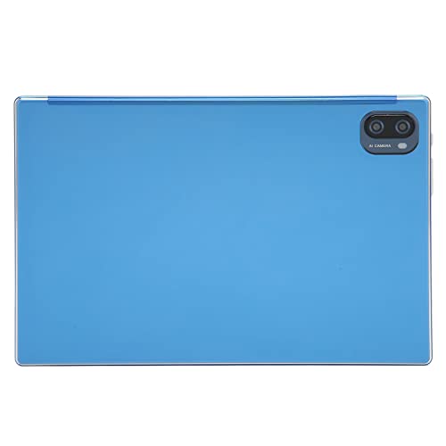 CHICIRIS Tablet HD, IPS HD Large Screen 4G Network 5GWIFI 10in Tablet 100‑240V Blue for Travel (US Plug)