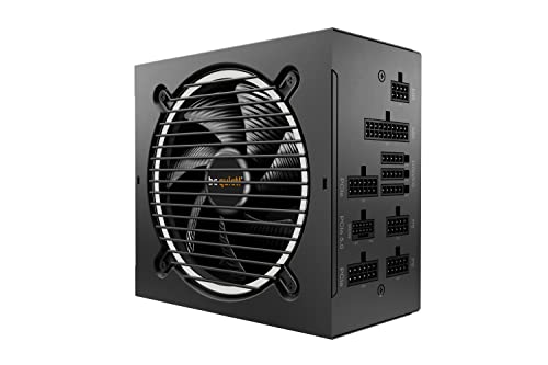 Pure Power 12 M 850W ATX 3.1, 80 Plus® Gold Modular Power Supply for PCIe 5.0 GPUs and GPUs with 6+2 pin connectors | 12VHPWR Cable Included, Silent 120mm be quiet! Fan | BN505