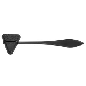 Neurological Testing Hammer, Ergonomic Neurological Percussion Hammer Triangular Black Zinc Alloy for Men for Muscle